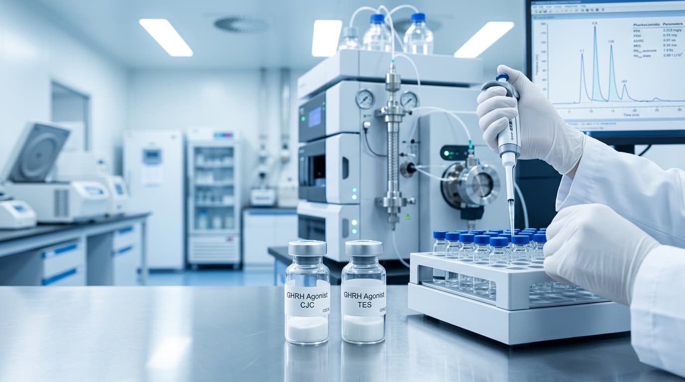 CJC-1295 vs Tesamorelin: Mechanism, Pharmacokinetics & Research Evidence